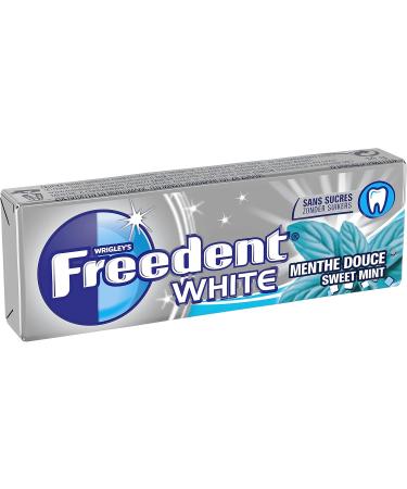 FREEDENT WHITE - Chewing Gum Sans Sucre - Go t Menthe Douce - 30 Paquets de 10 Drag es - Grand Format 300 Drag es - 420g White Menthe Douce - Buy Online on GoSupps.com