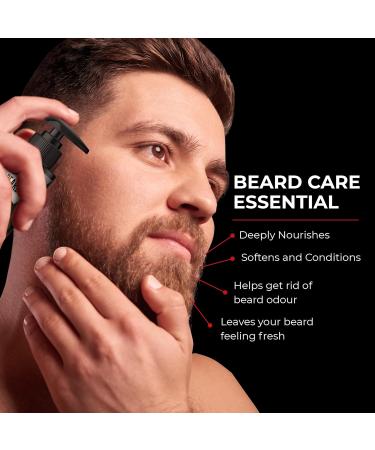 Beardo Godfather Beard Wash Shampoo for Men - 3.33 oz | Anti-Dandruff & Hair Loss Treatment | Refreshing Fragrance | Purifies Skin & Beard | Sun & Dirt Protection - Buy Online on GoSupps.com