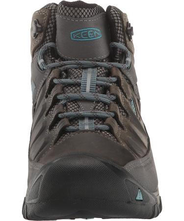 KEEN Women's Targhee 3 Mid Height Waterproof Hiking Boots 9 - Magnet/Atlantic Blue - Buy Online on GoSupps.com