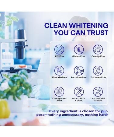 PearlSmile Niacinamide Hydroxyapatite Whitening Toothpaste 10% Nano Hydroxyapatite + 5% Niacinamide Strengthens Enamel Remineralizes Brightens Teeth Fluoride-Free Travel Size 4.2oz 4.2 Ounce (Pack of 1) - Buy Online on GoSupps.com