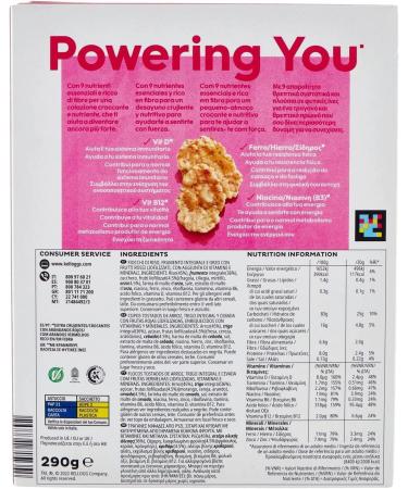 Kellogg Company Kelloggs Special K Red Fruit Fiocchi di Riso Cereals Whole Wheat and Barley Rice Flakes with Vitamins and Minerals with Red Fruit 290g Cereal Flakes - Buy Online on GoSupps.com