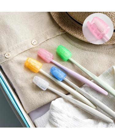10-Pack Landscape Toothbrush Head Covers - Portable & Durable Protection for Electric & Manual Brushes (5 Colors) - Buy Online on GoSupps.com