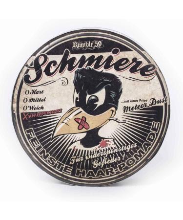 Rumble59 Schmiere rock hard - Pomade Men - Hair wax men for very strong hold hair styling Hair Wax Men Pomade 140ml - Buy Online on GoSupps.com