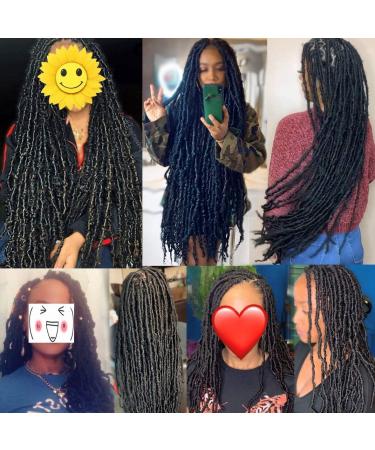 Xtrend 7 Packs 18 Inch Nu Faux Locs Crochet Hair Long Blonde Pre looped Gypsy Locs Crochet Hair Synthetic Goddess Faux Locs Braids Hair Natural Wavy Dreadlock Braids Hair Extensions 18strands/pack 27# 18 Inch (Pack of 7) 27# - Buy Online on GoSupps.com