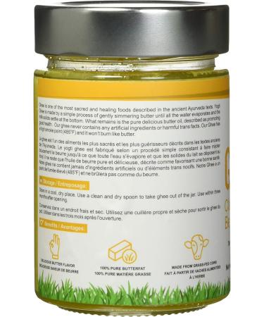 Yogti Made in Canada Turmeric Grass-Fed Ghee Quality Clarified Butter Fat from Pasture-Raised Cows Non GMO Lactose and Gluten Free 250 g - Buy Online on GoSupps.com