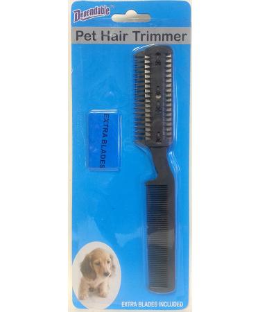 2 Pack Manual Pet Hair Trimmer with Extra Blades and Comb - Grooming Razor for Dogs and Cats - Buy Online on GoSupps.com