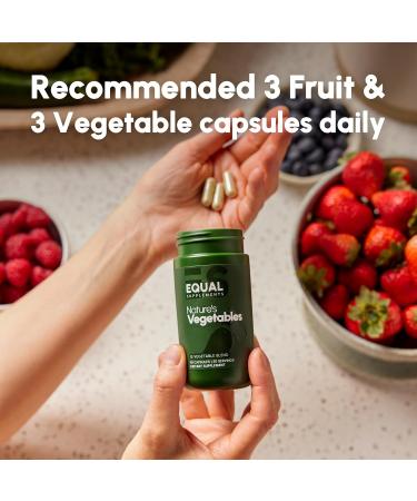 Equal Supplements Fruits and Vegetables Capsules | 2 Month Supply | GMP Certified-Manufactured in US | Fruit and Veggies Supplement for Balance | of Nature Fruit and Vegetable Capsule for Adults - Buy Online on GoSupps.com