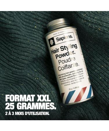  Sapiens Sapiens Volume Hair Powder 25g - Natural Matte Finish - Hair Powder for Men - Volume & Texture - Invisible & No Residue - Nat - Buy Online on GoSupps.com