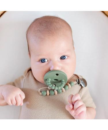 Ryan & Rose Cutie PAT Pacifier Teether - Slant Ivy | Buy Now - Buy Online on GoSupps.com