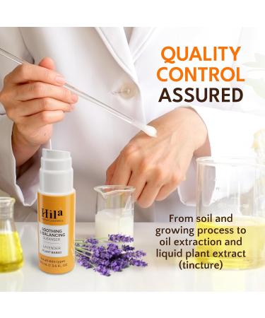 Lavender Balancing & Soothing Facial Soap | Non-Drying Deep Cleansing Face Wash for Acne-Prone Skin | 100ml - Buy Online on GoSupps.com