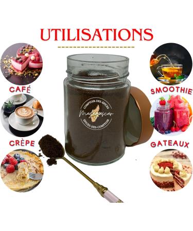 ORGANIC VANILLA POWDER - Bourbon Vanilla Pods from Madagascar Powder (250 g) Pure Vanilla Powder - ECOCERT-FR-01 Certified Organic - Buy Online on GoSupps.com