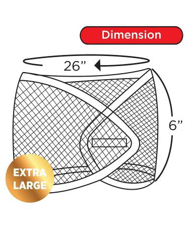 Donna Extra Large White Mesh Wrap with Velcro Closure - Silk Hair Wrap for Women - Buy Online on GoSupps.com
