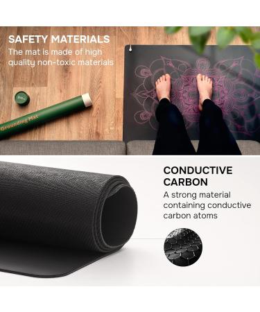 Grounding Mat 60x80 cm - Premium Foot Grounding Mat for Natural Healing & Wellbeing - Buy Online on GoSupps.com