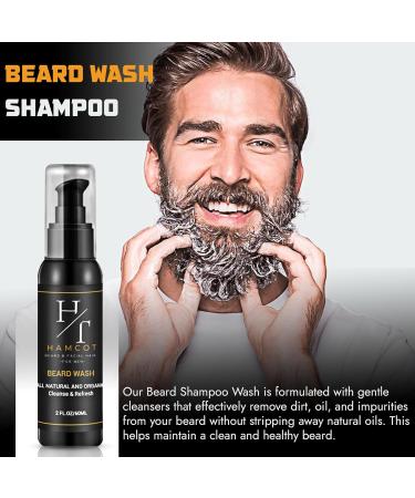 Hamcot Beard Grooming Kit for Men | Brush Oil & Balm | Ultimate Beard Care & Maintenance - Buy Online on GoSupps.com