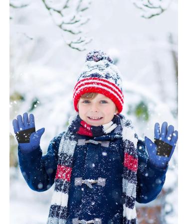 Geyoga Kids Ski Gloves - Waterproof Snowboard Gloves for Ages 6-10 | 4 Pairs Winter Gloves - Buy Online on GoSupps.com