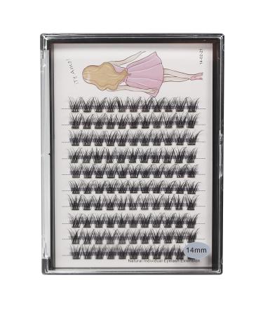Bodermincer C Curl 0.07 Wide Cluster 3D Individual Lashes | Natural Look & Easy to Apply | Volume DIY Eyelash Extensions (14mm) - Buy Online on GoSupps.com