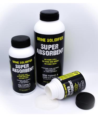 ULTRABSORB Super Absorbent Powder - Eco-Friendly Liquid Spill Solidifier & Odor Remover for Urine Vomit & More - 7oz Portable Toilet Solution - Buy Online on GoSupps.com