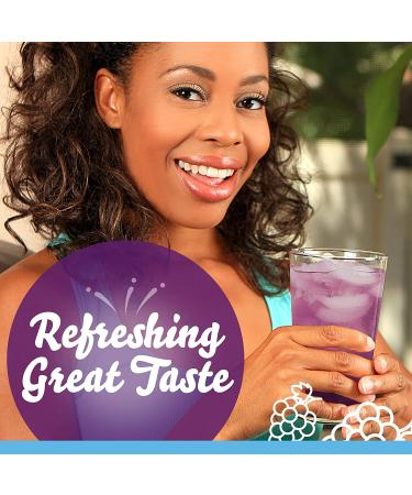Crystal Light Sugar-Free Concord Grape Drink Mix - 6 Count Pitcher Packets - Low Calories (Pack of 1) - Buy Online on GoSupps.com