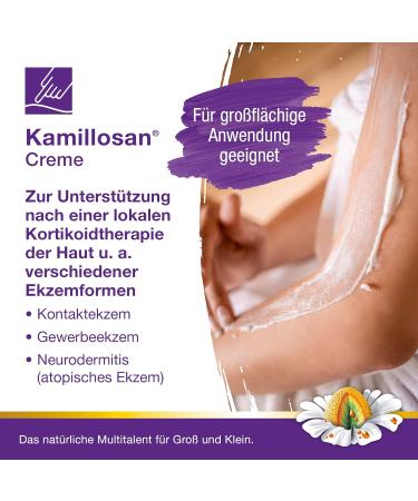 Kamillosan Cream 100g - Anti-Inflammatory Wound Healing Cream for Neurodermatitis & Eczema Care - Buy Online on GoSupps.com
