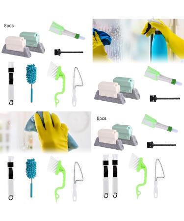 8Pcs Groove Cleaning Tools|Window Groove Cleaning Brush Hand-held Tool Complete Multipurpose Sponge Assorted Cleaning Brush Kit for Air Conditioner Keyboard Car Home and Kitchen Supplies 8Pcs* A A 8pcs* - Buy Online on GoSupps.com