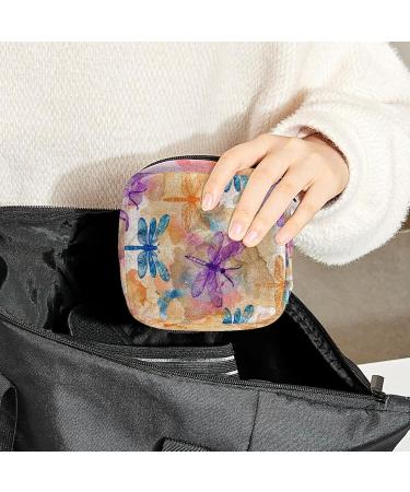 MuooouM Tropical Palm Butterfly Storage Bag for Women's Bandages & Menstruation Cups - Portable Cash Bag for First Period Essentials - Buy Online on GoSupps.com