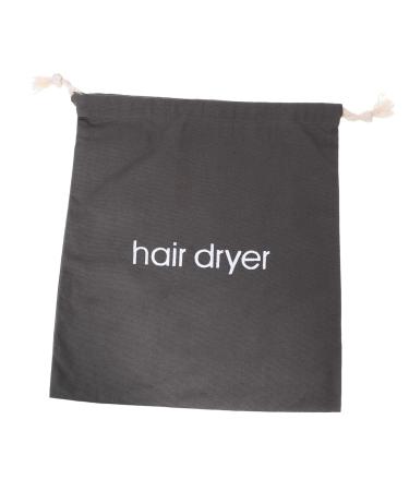 SKISUNO Hair Dryer Bag Travel 1pc Hair Dryer Storage Bag Travel Storage Box Barreled Hair Dryers Accessories 33x30cm Dark Grey