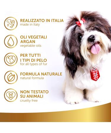 101 love for pet Natural Argan Oil Hair Restructuring 250ml - Regenerates dry and brittle hair - Polishes and detangles - Suitable for all hair types - for dogs or cats Linea 101 - Buy Online on GoSupps.com