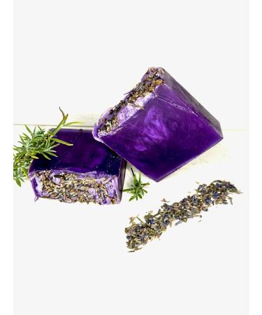 Handmade Sweet Lavender Honey Soap - 5 oz | Natural Skincare from West Virginia | Eco-Friendly & Nourishing - Buy Online on GoSupps.com