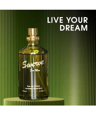 Swerve Sensual Woody Fragrance for Men | Long Lasting Cologne Aromatic Scent Eau de Parfum Natural Spray - Great Holiday Gift 3.4 Fl Oz/100 Ml - Buy Online on GoSupps.com