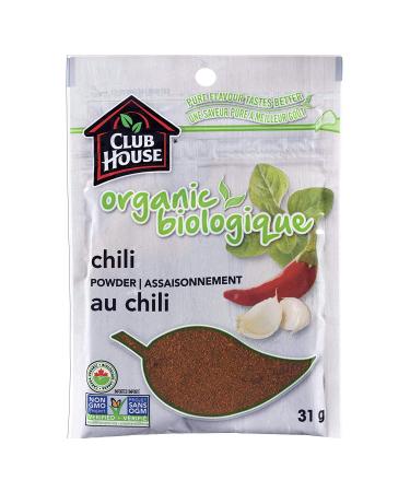 Club House Quality Natural Herbs & Spices Organic Chili Powder 31g 31 g (Pack of 1)