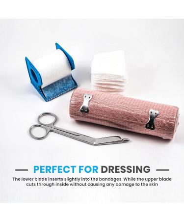 Utopia Care 5.5 Inch Stainless Steel Medical Scissors - EMT Trauma Shears for Nurses - Silver Bandage Scissors - Buy Online on GoSupps.com