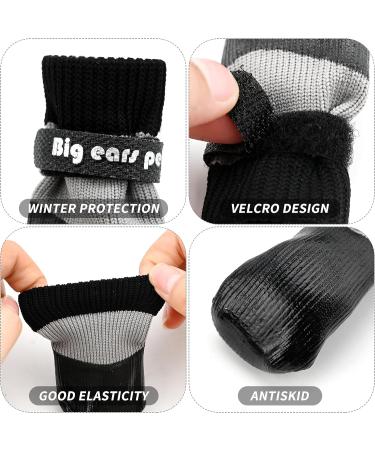 Valicaer Paw Protector Dog Boots Set of 4 Dog Shoes for Injured Paws Silicone Anti Slip Dog Paw Protectors Adjustable Socks Shoes for Small Medium Large Dogs Soft and Waterproof Dog Booties - Buy Online on GoSupps.com