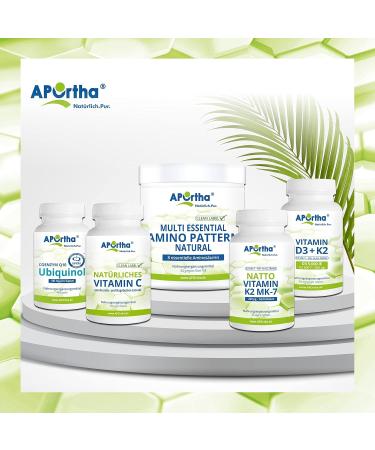Aportha Multi Essential Amino Pattern I - 420 Vegan Amino Acid Tablets with 8 Essential Amino Acids for Optimal Protein Supply by Prof. Dr. Luc Moretti - High Dose EAA Complex - Buy Online on GoSupps.com