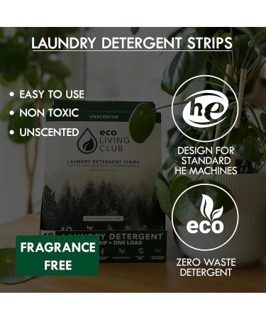 Laundry Detergent Sheets - Hypoallergenic Eco-Friendly Biodegradable & Cruelty-Free - Travel Friendly (Unscented 80 Loads - Buy Online on GoSupps.com