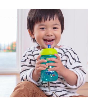Chicco Sport Spout Trainer Sippy Cup | Spill-Free | 9 Months+ | Teal/Blue | 2 Count - Buy Online on GoSupps.com