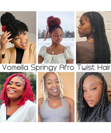 24 Inch Marley Hair 8 Packs Pre Separated Afro Twist Marley Twist Braiding Hair | Synthetic Spring Twist Hair Extensions for Women (1b) - Buy Online on GoSupps.com