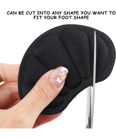 Prous 4-Piece Heel Cushion Inserts - Black & Beige Self-Adhesive Shoe Pads for Loose Shoes - Heel Blister Protector for Women & Men - Buy Online on GoSupps.com