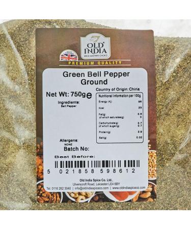 Old India Green Bell Pepper Ground 750g - Buy Online on GoSupps.com