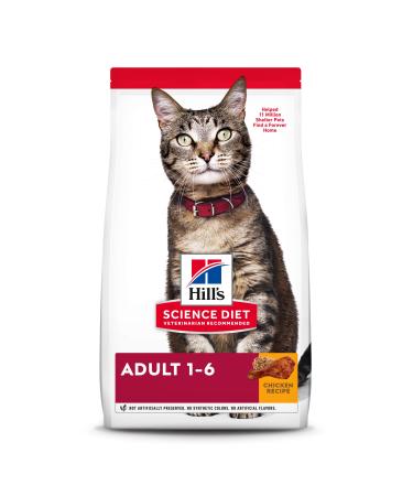 Hill's Science Diet Dry Cat Food, Adult, Chicken Recipe 7 Pound (Pack of 1)