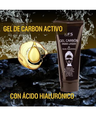  KFS Professional Activated Carbon Gel Mask for Laser with Hyaluronic Acid 100ml | For Photorejuvenation and Anti-Acne Therapies with Laser Technology | KFS PROFESSIONAL - Buy Online on GoSupps.com