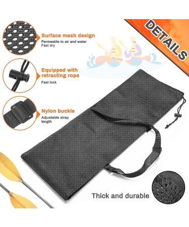 Riakrum 2-Piece Drawstring Mesh Kayak Paddle Bag - Adjustable Shoulder Strap - Portable Storage Bag for Kayak, Boat, Canoe - Transport & Storage Solution - Buy Online on GoSupps.com
