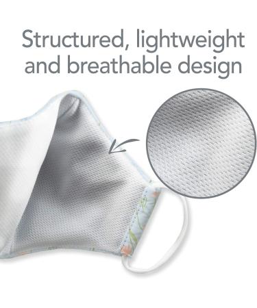 Green Sprouts i play Adjustable Reusable Face Mask - Aqua Rainbows - Adult Large | Eco-Friendly Protection for All Ages - Shop Internationally - Buy Online on GoSupps.com