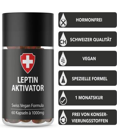 High Dose Leptin Activator Capsules | Natural Diet Support for Leptin Metabolism | Active Swiss Quality | Slim Down in 21 Days - Buy Online on GoSupps.com