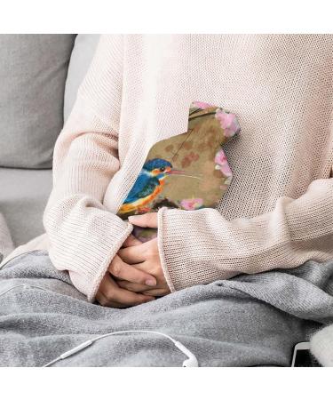 Antique Flowers Hot Water Bottle with Plush Cover - Hand Warmer for Adults & Kids - 26.5x15.3cm - Perfect for Comfort & Warmth - Buy Online on GoSupps.com