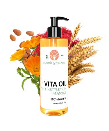 Vita-Oil anti-Stretch Marks oil (pregnancy).Skin regenerator.Reduces scars and spots on the skin.Provides dry skin with moisture.100% natural oil - 200 ml 200 ml (1 -pack)