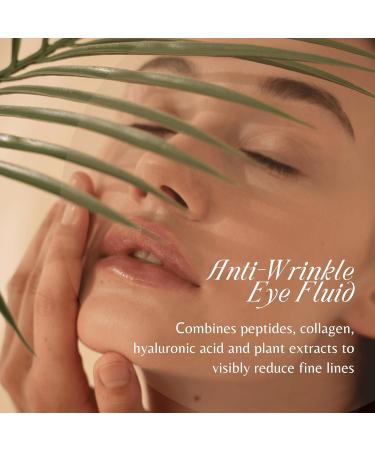 SKINPHORIA Anti-Wrinkle Eye Fluid with Collagen, Squalane & Hyaluronic Acid Smooth Fine Lines, Firm & Hydrate Skin Under Eye Cream Helps Reduce the Look of Puffiness & Restore Radiance 30ml - Buy Online on GoSupps.com