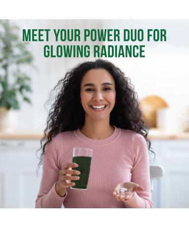 Country Farms Beauty Pack Collagen + Greens Irish Sea Moss, Collagen for Skin, Hair Growth, Nails & Joints, Ultimate Beauty Support Gift, Pack of 2 - Buy Online on GoSupps.com