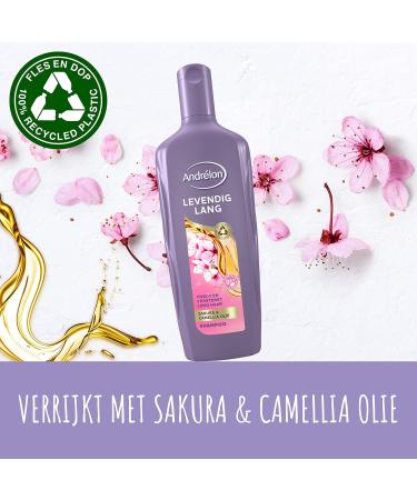 Unilever Benelux Andr lon Lively Long Shampoo nourishes and strengthens long hair 6 x 300 ml Value pack - Buy Online on GoSupps.com