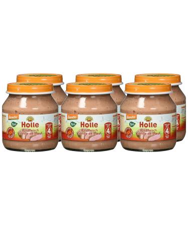 Holle Organic Beef Pack of 6 (750g) - Premium Quality Organic Baby Food | International Shipping Available - Buy Online on GoSupps.com