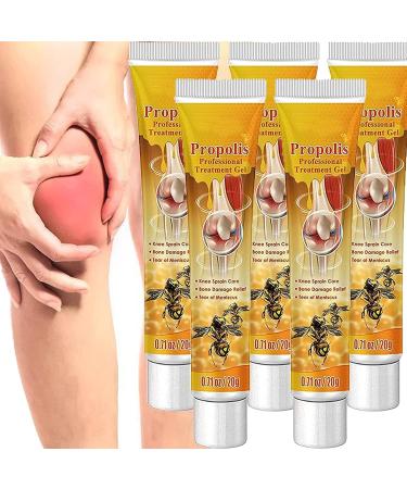 TiLLOw New Zealand Bee Venom Professional Care Gel Knee Sshoulder Neck Back and Leg Topical Ointment Cream Bee Venom Gel (5 pcs)
